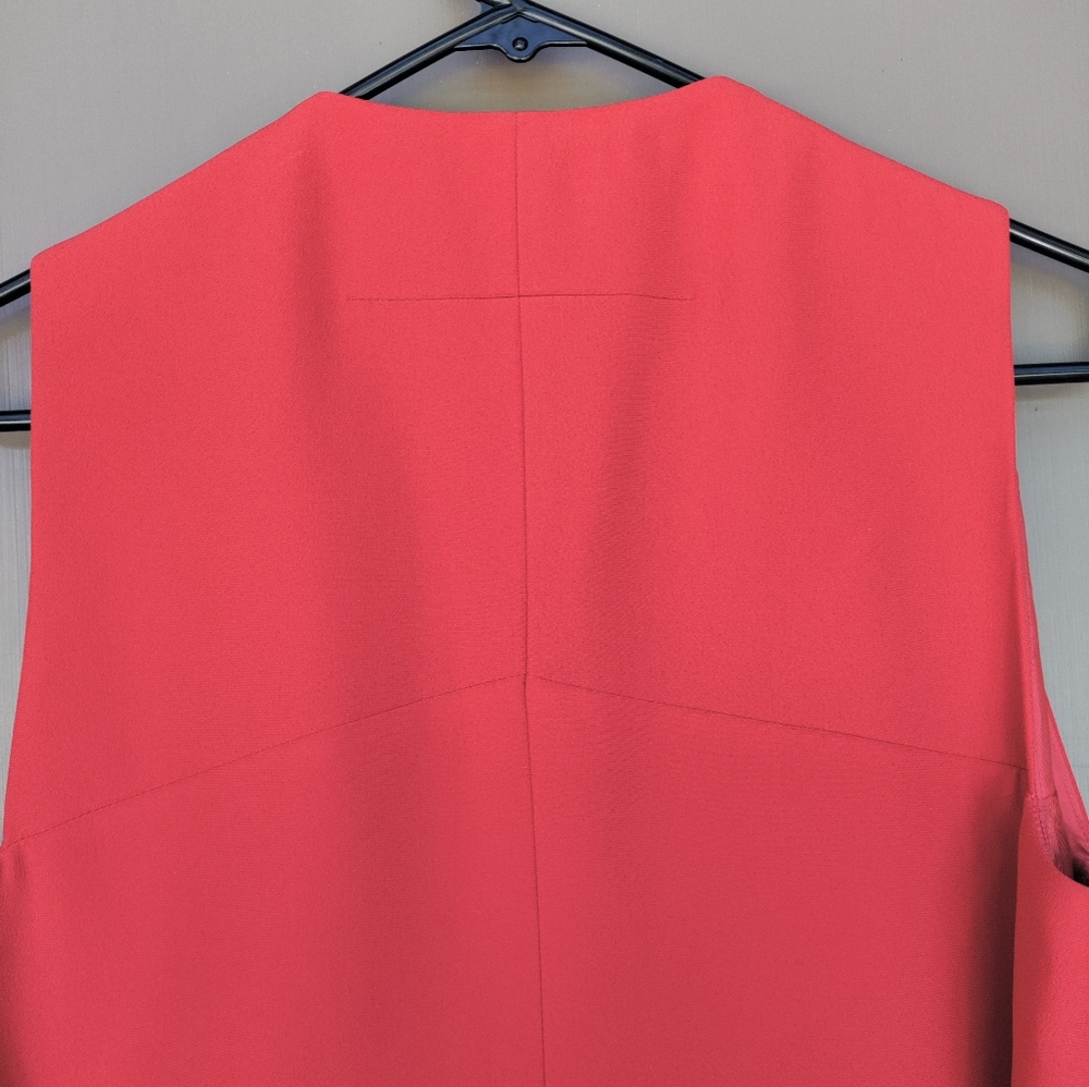 Givenchy Red Vest Dress with Back Tie - Picture 9 of 9